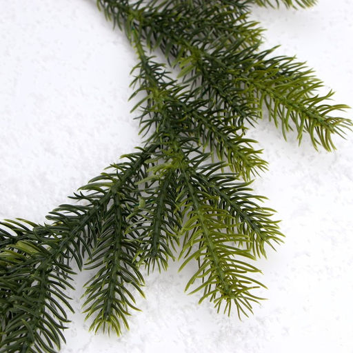 Ветка декоративная новогодняя, набор 10 шт., размер 1 шт. — 23×7×2 см