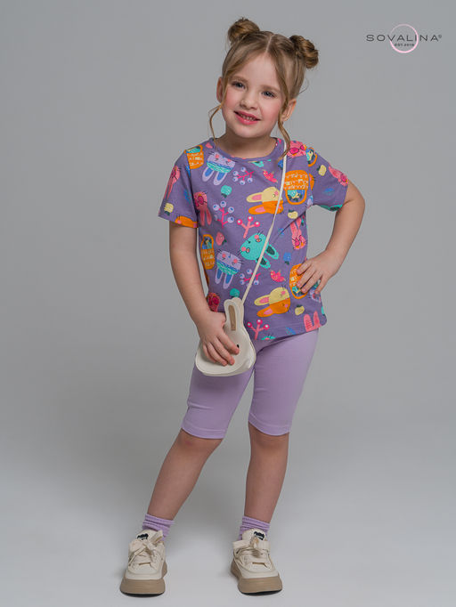 Костюм Актив черничные зайки-лаванда - Sovalina фото 5