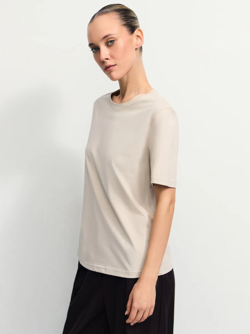 Базовая футболка из хлопка / Zarina  фото 3