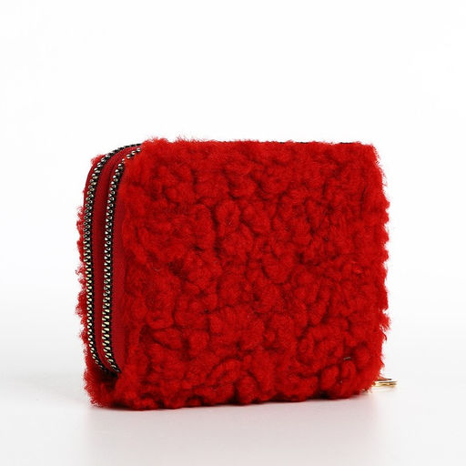 Кошелёк на молнии, цвет красный - Simaland фото 2