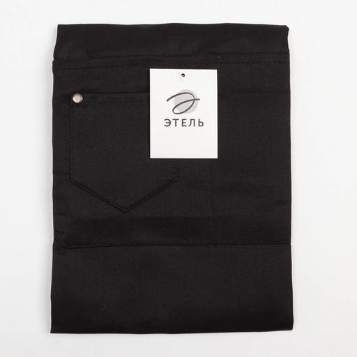 Фартук Этель Стиль цв.чёрный 70 х80см, 80% п/э, 20% хлопок  фото 7