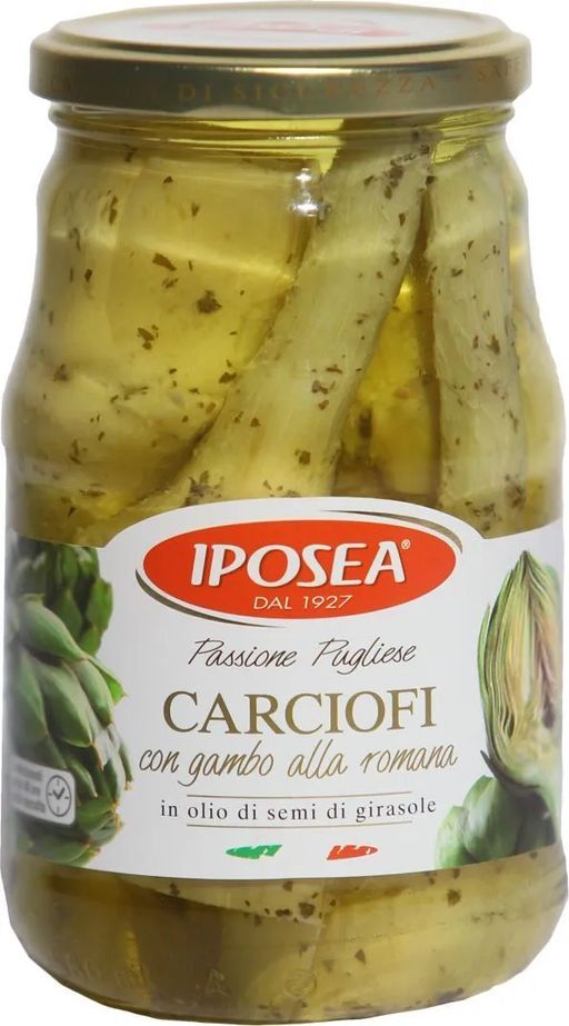 Артишоки по-римски в масле И.П.О.С.Е.А. (0,510 кг) ст/б