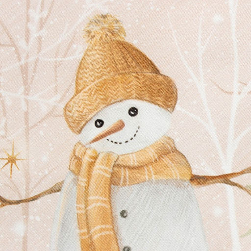 Салфетки сервировочные на стол «Этель» Christmas snowman, 40×40 см - 4 шт., саржа