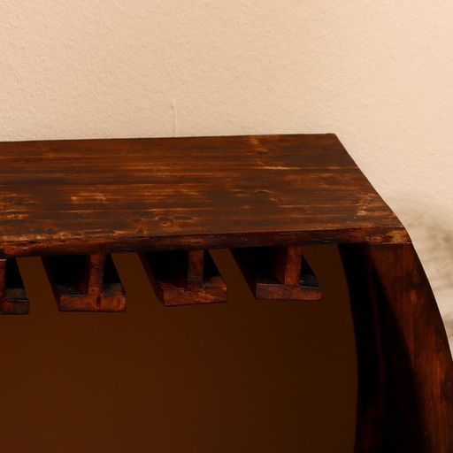 Подставка для бутылок БарБали 55х24х55 см, дерево албезия, коричневый - Simaland фото 3