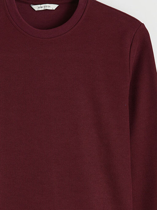 Bisiklet Yaka Uzun Kollu Erkek Ti??rt