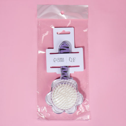 Расчёска - шейкер, 8×15.6 см, рисунок МИКС