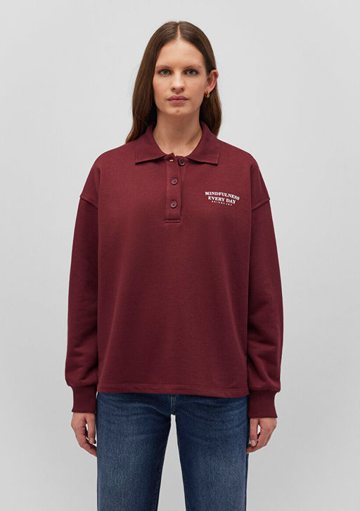 K?rm?z? Polo Tisort - Mavi фото 3