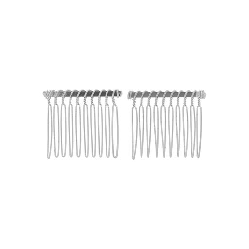 Zlatka Гребень HCM-01 3.8 x 4 см 10 х 2 шт №01 под серебро