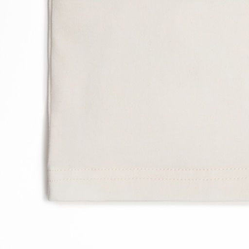 Футболка женская с вырезом лодочка MINAKU: Basic line, ваниль, размер 46