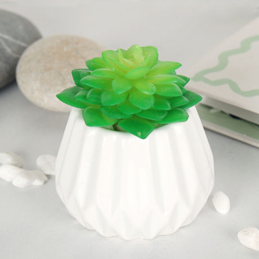 Суккулент искусственный 6,5х6,5 см / GN104 /уп 100/ - Галеонтрейд фото 3