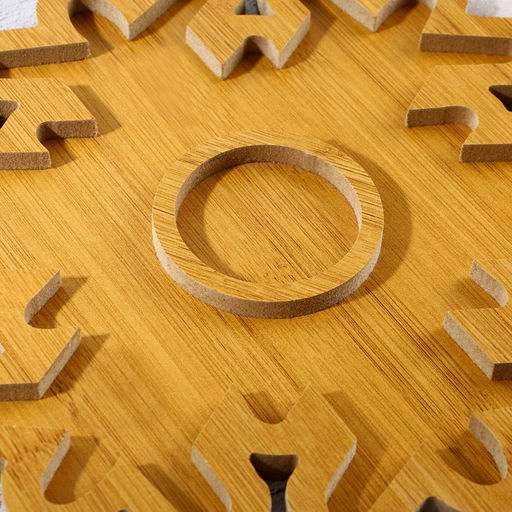 Менажница новогодняя деревянная «Снежинка», 25×25 см