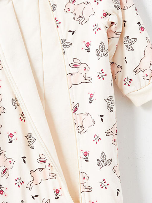 1.6 Tog Uzun Kollu Bask?l? K?z Bebek Uyku Tulumu - Waikiki фото 3