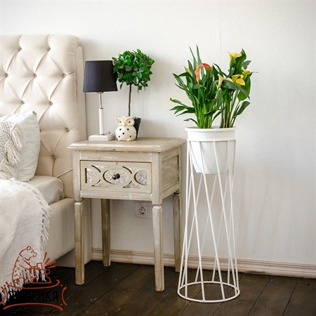 Подставка для цветов лофт 66-405 - Фабрика интерьерной ковки фото 3