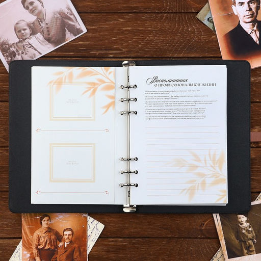 Родословная книга со встроенной флешкой 16 Gb «Семейная летопись», 17.5×23 см..