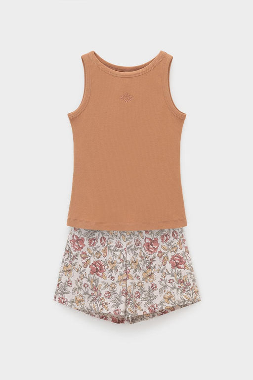 Е 20174/миндальное печенье,античные цветы пижама жен - Very neat фото 2