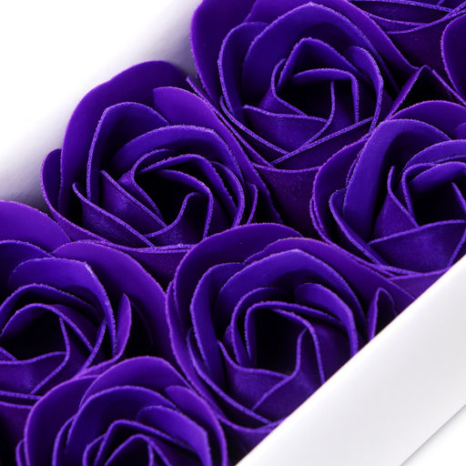 Мыльные розы, фиолетовые, набор 10 шт. - SB BEAUTY фото 9