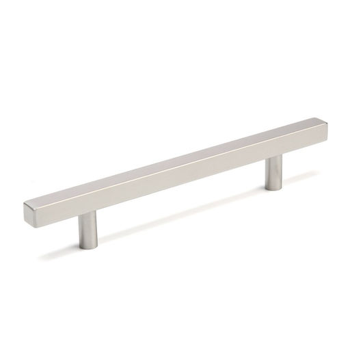 Ручка-рейлинг квадрат CAPPIO, м/о 128 мм, L=200 мм, нержавеющая сталь