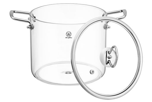 Кастрюля 4,5 л 30*20*20,5 см Crystal glass с крышкой - Elan gallery фото 29