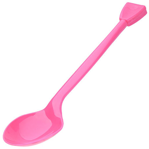 80559 Баночка с ложкой стекло 0,5 л РОЗОВЫЙ MB (х15)