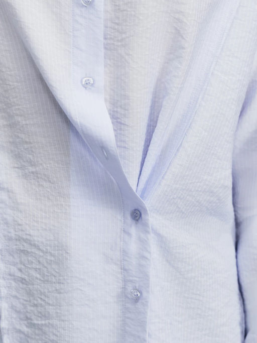 Рубашка асимметричного кроя из вискозы / Zarina фото 8