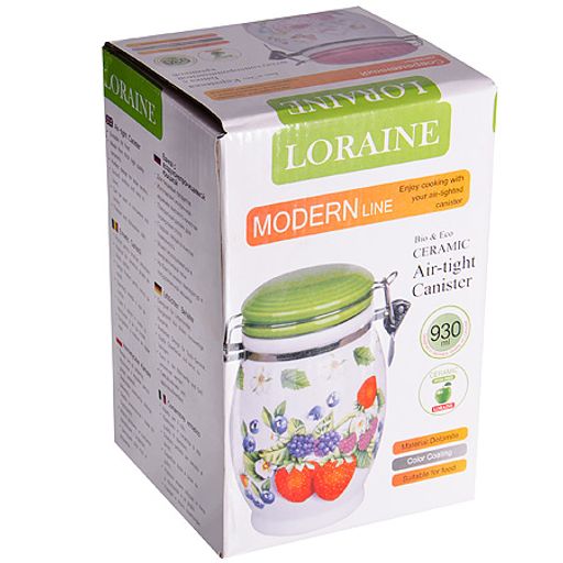 26329 Банка для сыпучих 900мл Пионы LR (х24) - Mayer&boch фото 3