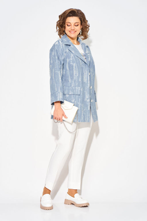 Жакет Liliana 1505 джинс меланж