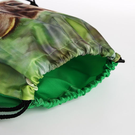 Мешок для обуви на шнурке, цвет зелёный - Simaland фото 3