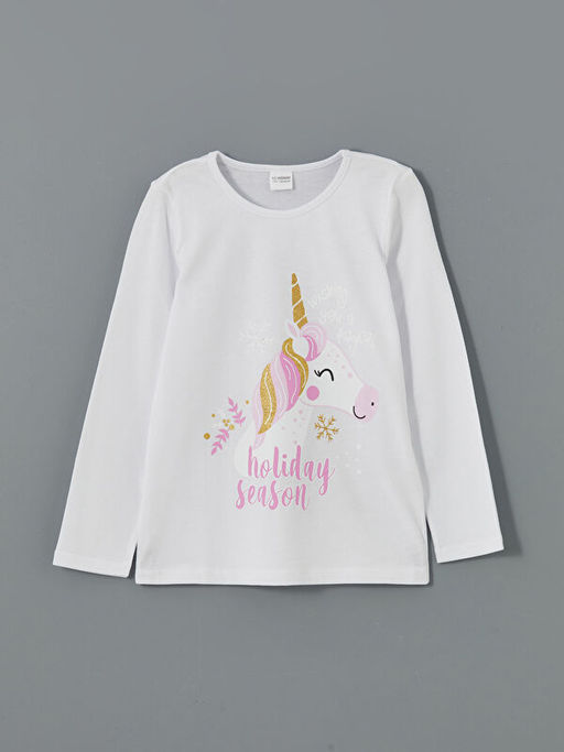 Bisiklet Yaka K?z ?ocuk Pijama Tak?m? - Waikiki фото 2