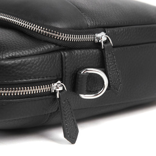 Сумка мужская, кожа, MIRONPAN 99601 Черный