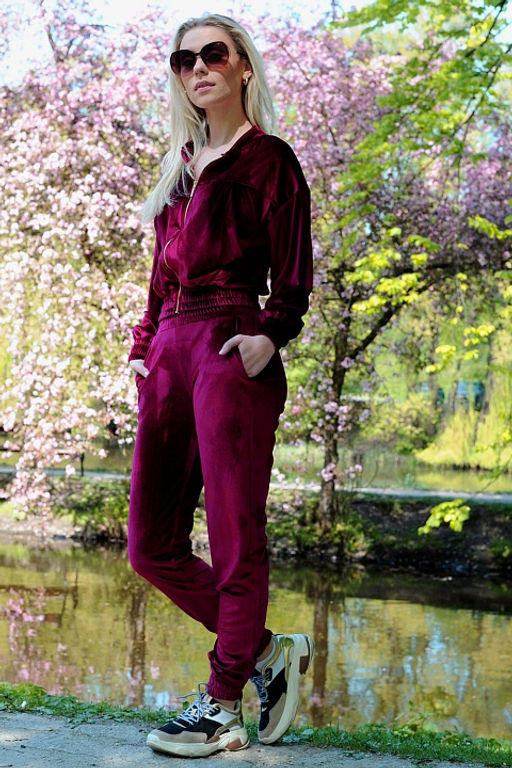 Goldenia dres Wine Red