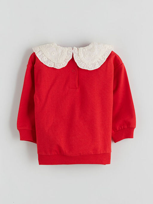 Bebe Yaka K?z Bebek Sweatshirt
