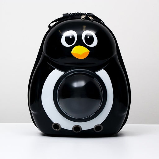 Рюкзак для переноски животных Пингвин, с окном для обзора, 32 х 25 х 42 см - Пижон фото 10