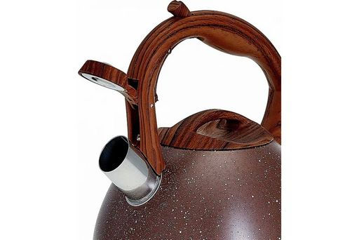 AK-520 Чайник нерж.сталь со свистком 3,0л индукционное дно (12) - Delta фото 4