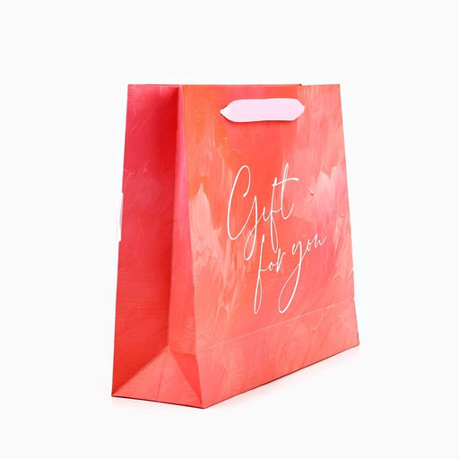 Пакет ламинированный с лентой С любовью, M 30?9?26 см