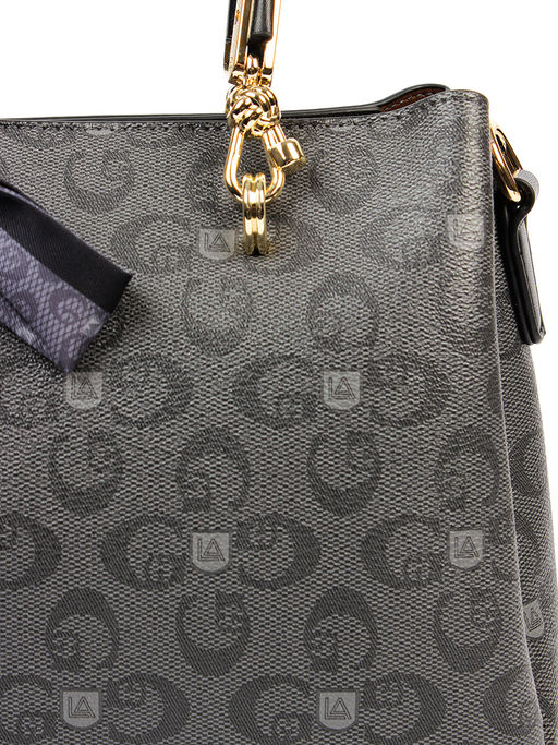 LACCOMA сумка AC218-лагуна темно-серый эко кожа