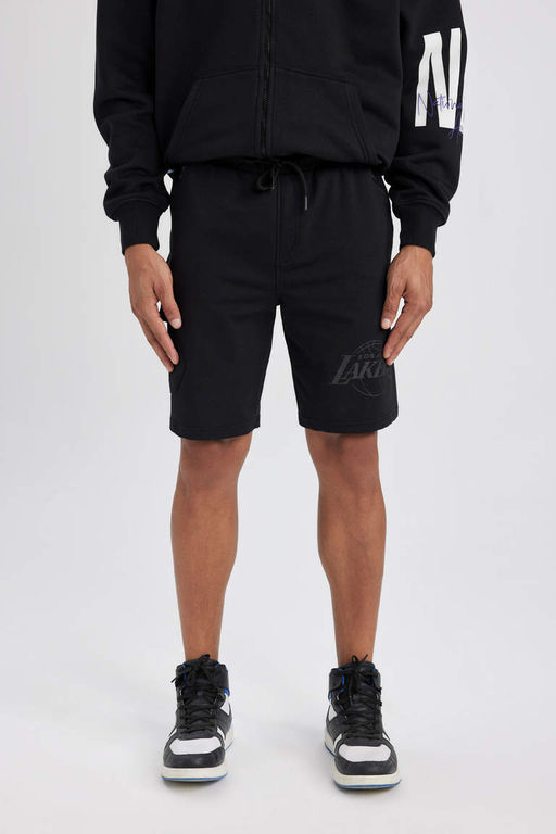 DeFactoFit Укороченные шорты стандартного кроя NBA Los Angeles Lakers  фото 3