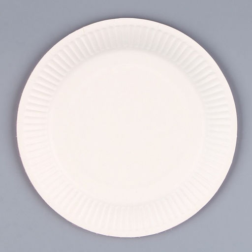 Тарелка бумажная, однотонная, 18 см, в наборе 10 шт., цвет голубой - Страна карнавалия фото 4