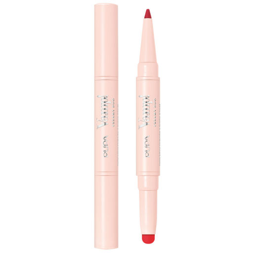 Губная помада Vamp! Creamy Duo, 010 Чистый красный