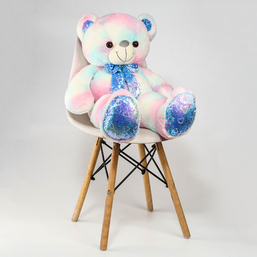 Мягкая игрушка Медведь, с паетками, 80 см - Simaland фото 4