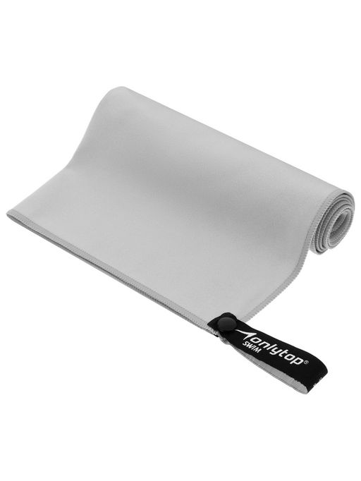 Полотенце из микрофибры ONLYTOP, 40×80 см, цвет серый