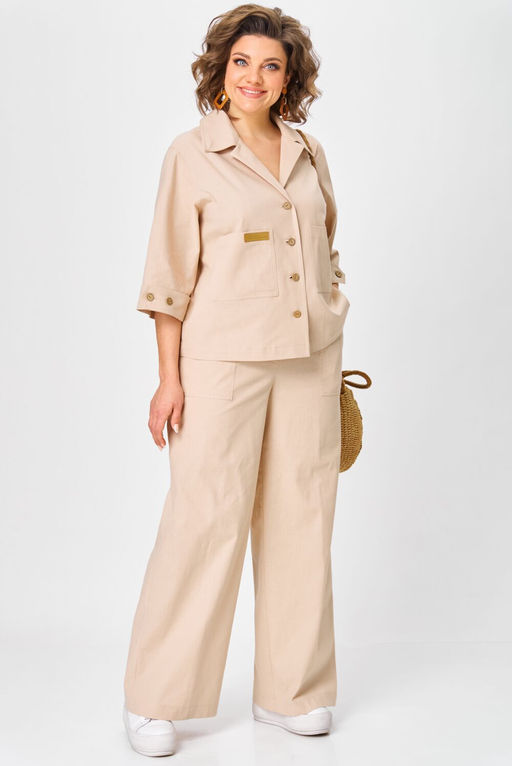 Костюм Aira Style 24224 бежевый
