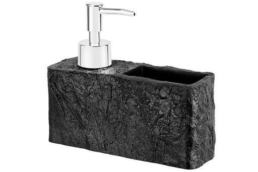 Диспенсер 200 мл 16,5*5,5*14 см, черный