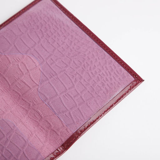 Обложка для паспорта, цвет лиловый - Simaland фото 6