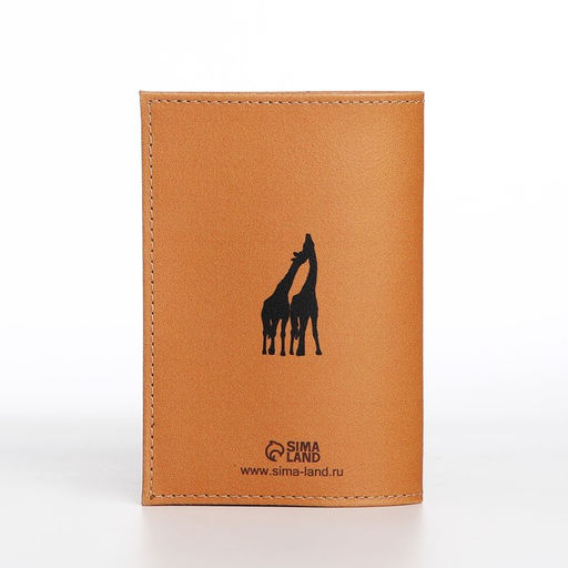 Обложка для паспорта, цвет коричневый - Simaland фото 2