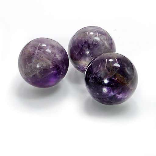Шар камень Аметист способен вызвать любовь к дарителю 2см