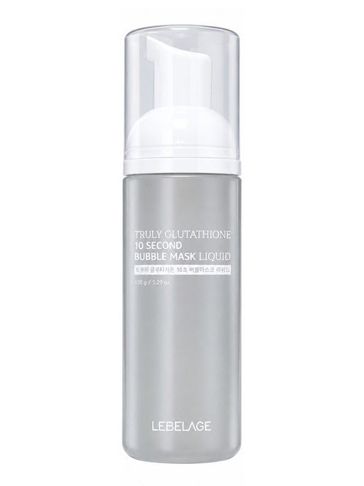 Lebelage Пузырьковый тонер-маска для лица с глутатионом / Truly Glutathione 10 Second Bubble Mask Liquid, 150 г