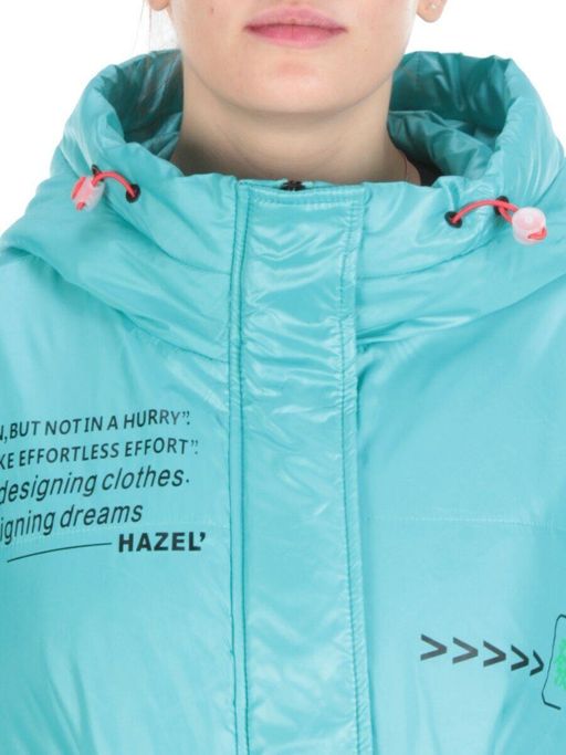 005 TURQUOISE Куртка демисезонная женская (100 гр. синтепон) - Fashion фото 10