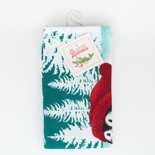 Полотенце Доляна Веселого Нового Года 35х60 см,100% хлопок 160 г/м2  фото 5