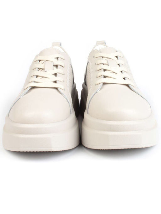 05-PDE36-2 BEIGE Кроссовки женские (натуральная кожа)