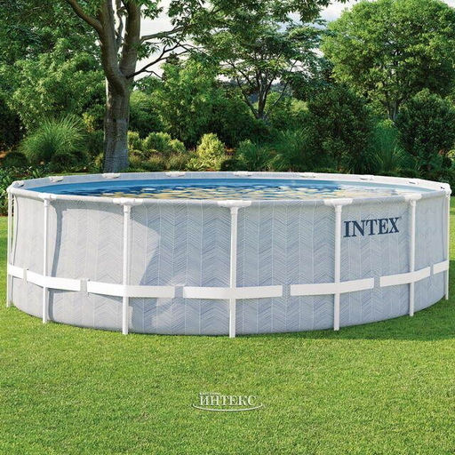 Бассейн Prism Frame 488x122 см (фильтр-насос, лестница, тент, подстилка) INTEX  фото 6